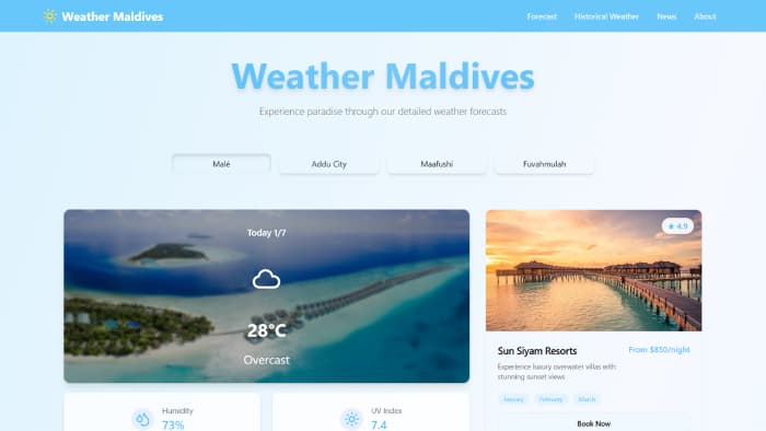 WEATHER MALDIVES